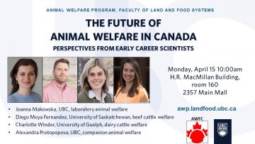Please join our panel discussion on the future of animal welfare!