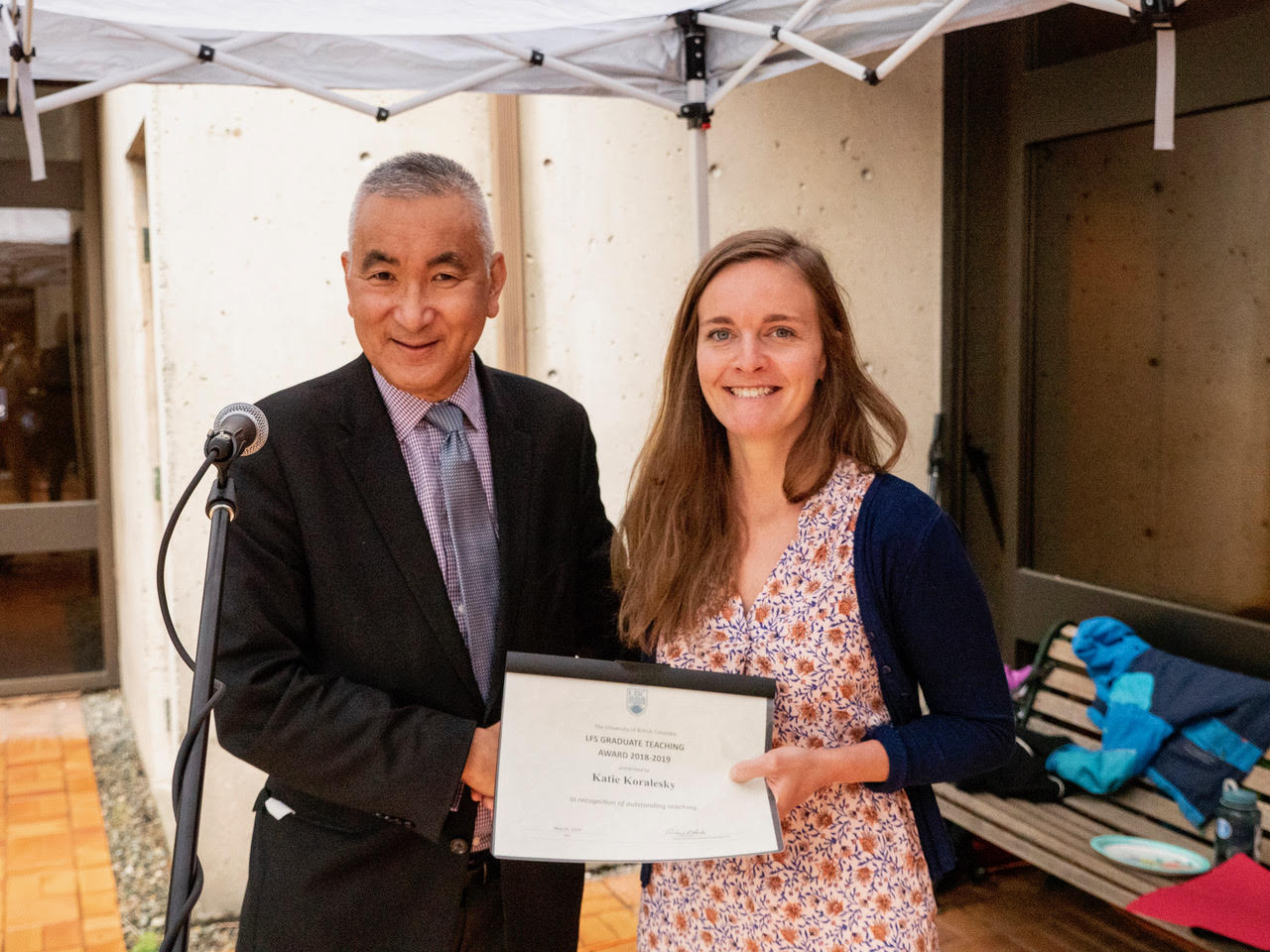 Congratulations to Katie Koralesky for winning the Land and Food Systems Graduate Teaching Assistant Award