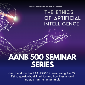 AANB 500 seminar series – Tse Yip Fai on animals and AI ethics