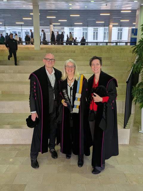 Nina von Keyserlingk received an honorary doctorate from Ghent University